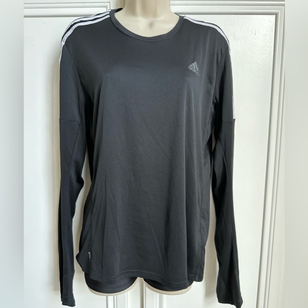 Adidas Running Climalite Longsleeve shirt with thumb hole. Size Small